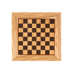 Plateau d'échecs en bois d'olivier