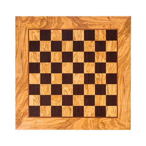 Plateau d'échecs en olivier
