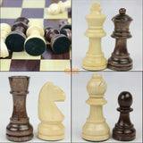 pièces d'échecs ancienne en bois