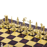 Pièces d'échecs antique or