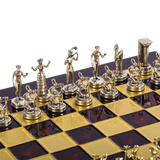 pièces d'échecs antique argent