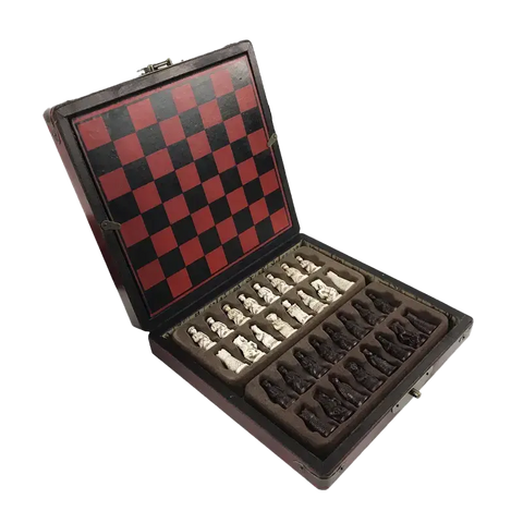 Jeu d'Échecs Asiatique Avec pièces rangés