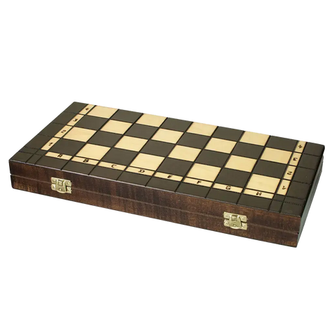 Échiquier pliable en bois