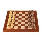 Échiquier en Bois 50x50 cm et pièces d'échecs