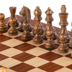Pièces d'échecs staunton noires