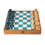 Échiquier et pièces d'échecs en Bois Design