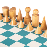 Pièces d'échecs en Bois Design blanches