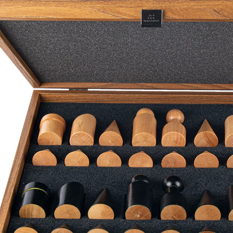 Boite de rangement pour pièces d'échecs en Bois Original