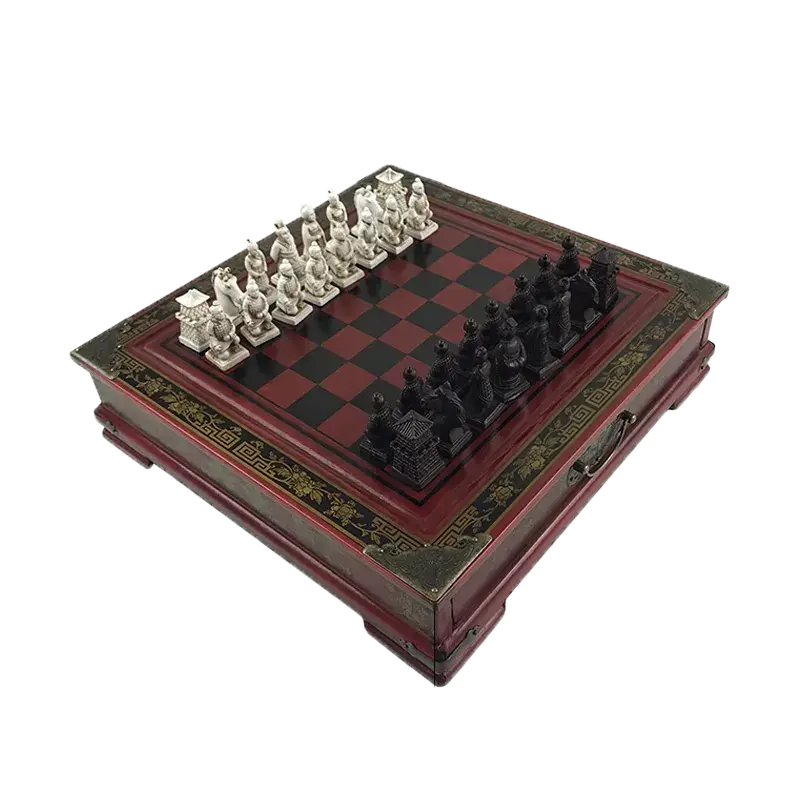 Jeu D'Échecs, 3 En 1 Jeux Echec En Bois Échecs Dames Jacquet, Pliable