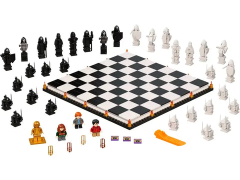 Pièces d'échecs et échiquier LEGO Harry Potter