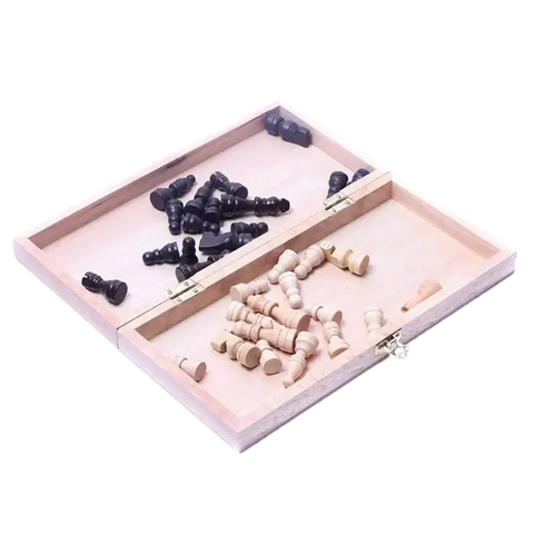 Jeu d'Échecs Pliable avec Rangements