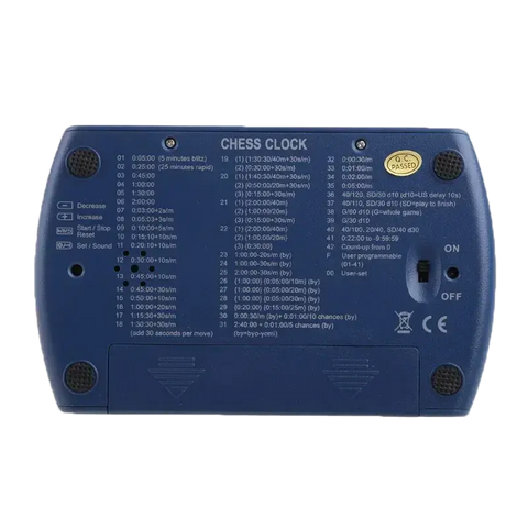 Pendule d'Échecs Électronique avec instructions